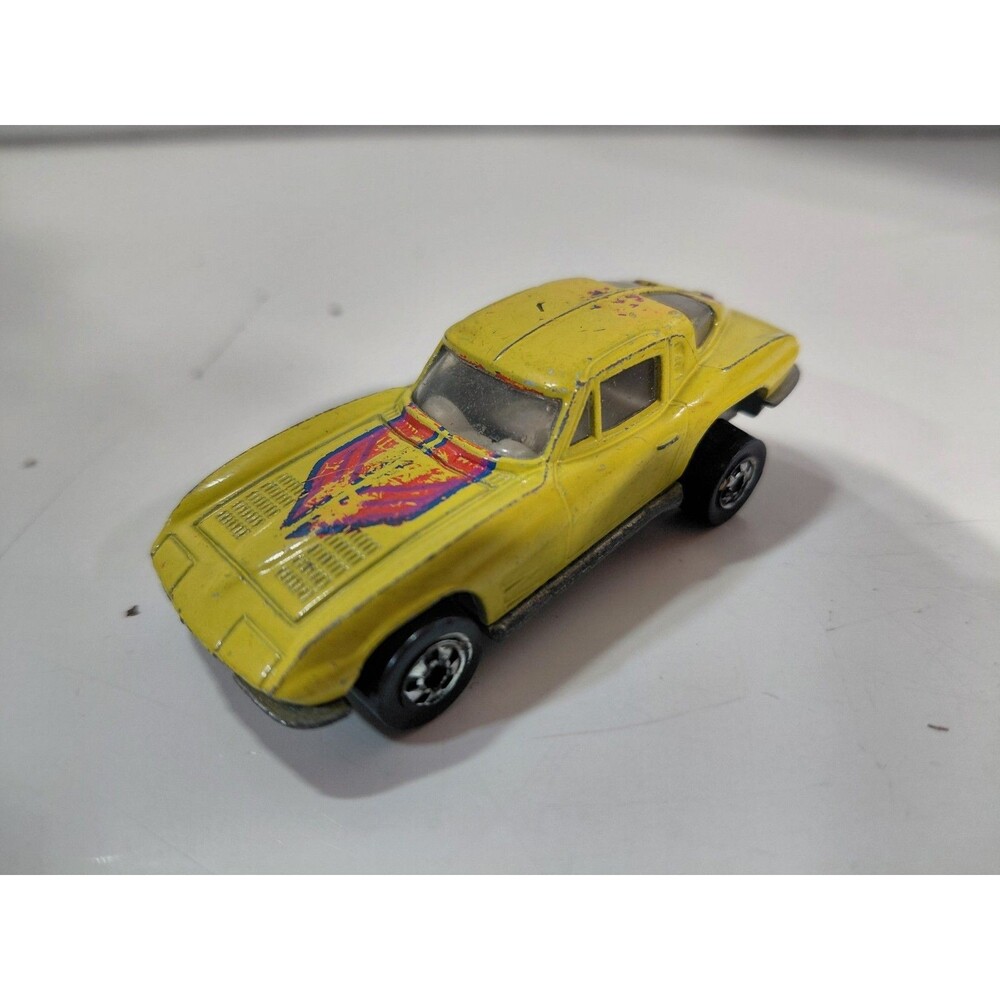 Hot Wheels 1:64 Die Cast Black Wall 1979 Malaysia Hi-Raker C2 Chevrolet Corvette